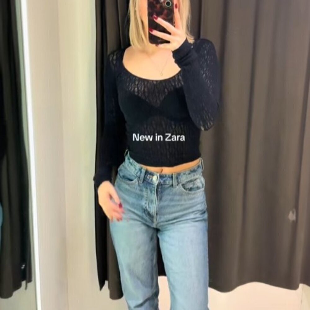 ZARA WOMENS SWEATERS SIZE XS-S 1014/309/800